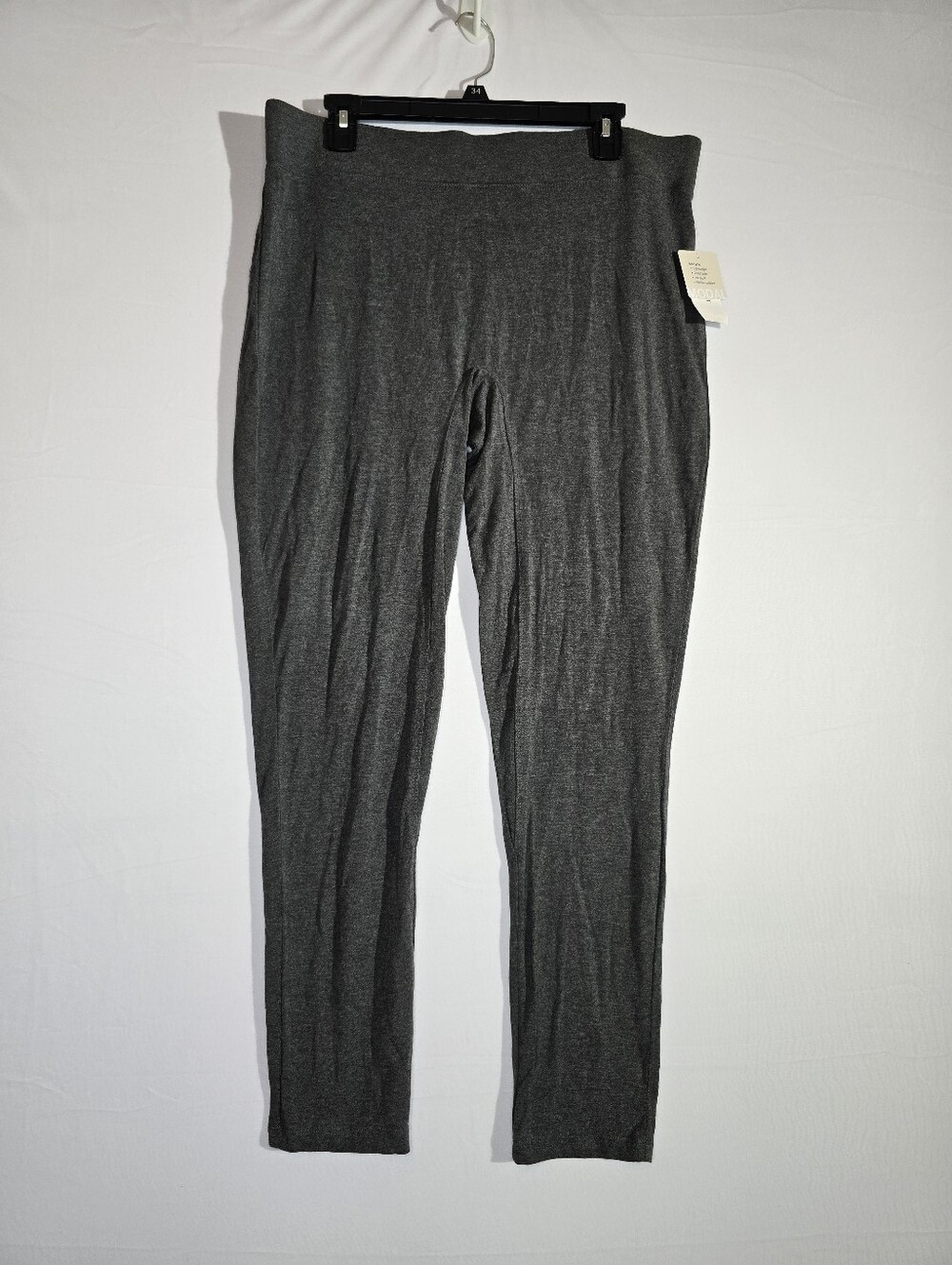 Alfani Intimates Women XL Ultra Soft Modal Stretch Leggings Charcoal Gray NWT